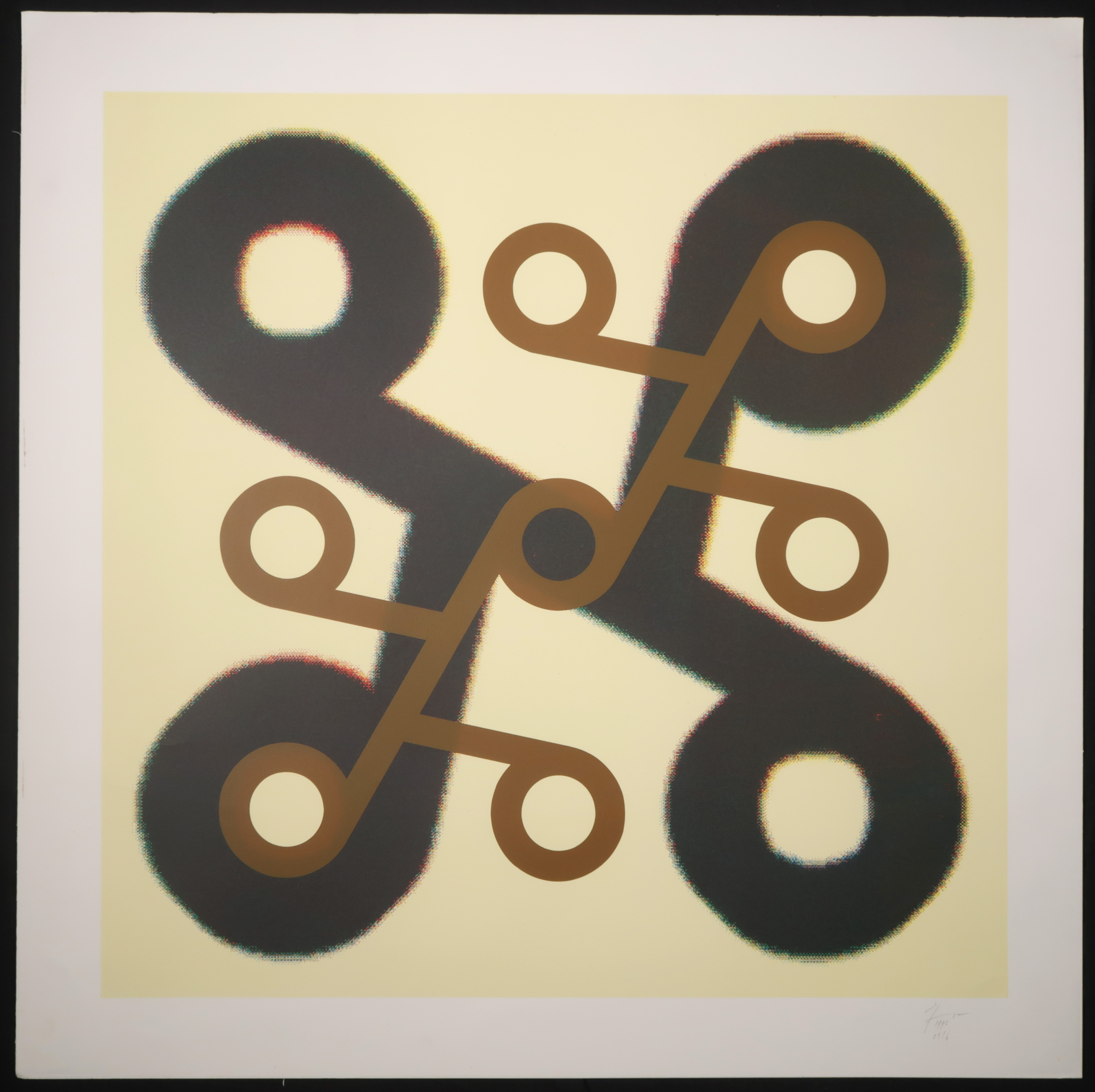 Niet of onleesbaar gesigneerd - Zeefdruk, Magnetisch Alfabet kopen? Bied vanaf 1!