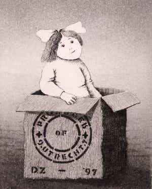 Dolf Zwerver - C3982 - Meisje uit doos verkocht voor € 75!