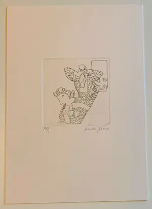 Buy Bouke Ylstra - 2 etsen + boek- 1992? Bid from 70!