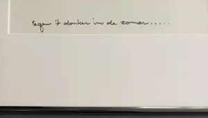 Ans Wortel - tegen 't donker …. – gouache ingelijst kopen? Bied vanaf 199!