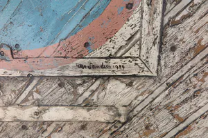 Har Sanders - Gemengde techniek op doek bevestigd op paneel, Tweeluik (Zeer groot) kopen? Bied vanaf 1!