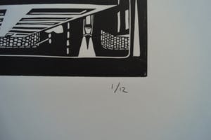 Marcel van Eeden - gesigneerde houtsnede - 1991 kopen? Bied vanaf 50!