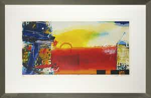 Theo Koster - Zeefdruk, Liason I - Ingelijst (Groot) verkocht voor € 50!