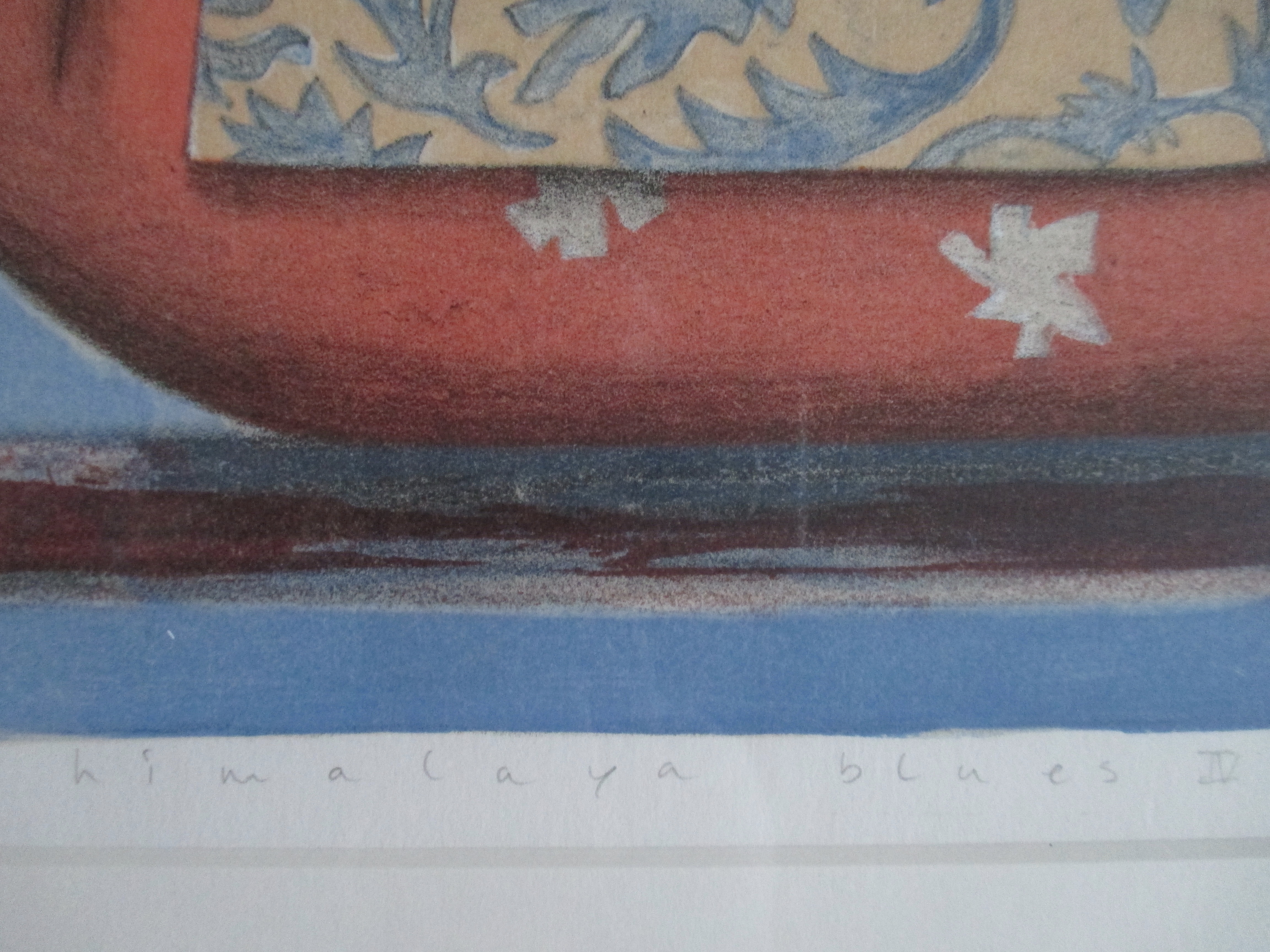 Lon Buttstedt - Ingelijste Litho "Himalaya Blues IV" Barth lijst kopen? Bied vanaf 55!