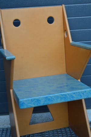 Niet of onleesbaar gesigneerd - Design stoel. kopen? Bied vanaf 1!