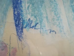 Niet of onleesbaar gesigneerd - pastel, zeezicht, abstract en origineel kopen? Bied vanaf 1!