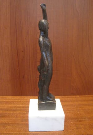 Brons (Onbekend) - Moeder met kind achter zich. kopen? Bied vanaf 40!