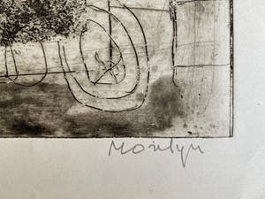 Jan Montyn - verlaten land, 5/5 eigen druk 1961 kopen? Bied vanaf 140!