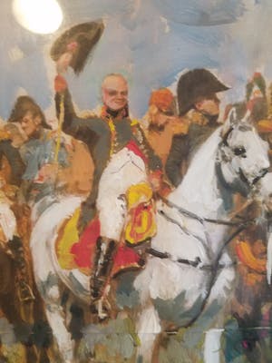 Peter Klashorst - orgineel Slag om Jolly Nude met Big Mac. kopen? Bied vanaf 195!