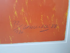 Corneille - zeefdruk 72/120, gesigneerd en '88 kopen? Bied vanaf 475!