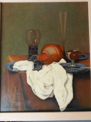 Niet of onleesbaar gesigneerd - stilleven met roemer en schenkkan kopen? Bied vanaf 1!