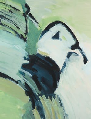 Joost Schmidt - Gouache, Anthee - Ingelijst kopen? Bied vanaf 1!