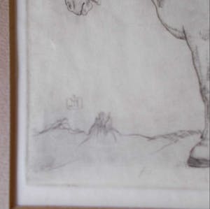 Jan Mankes - ets Paard - 1917 kopen? Bied vanaf 290!