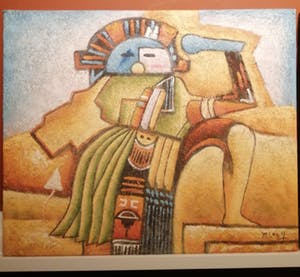 Niet of onleesbaar gesigneerd - 2 werken - ongetiteld - abstract kopen? Bied vanaf 1!