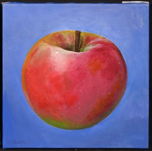 Mylene Vrolijk - Olieverf op doek, Vierluik appels kopen? Bied vanaf 10!
