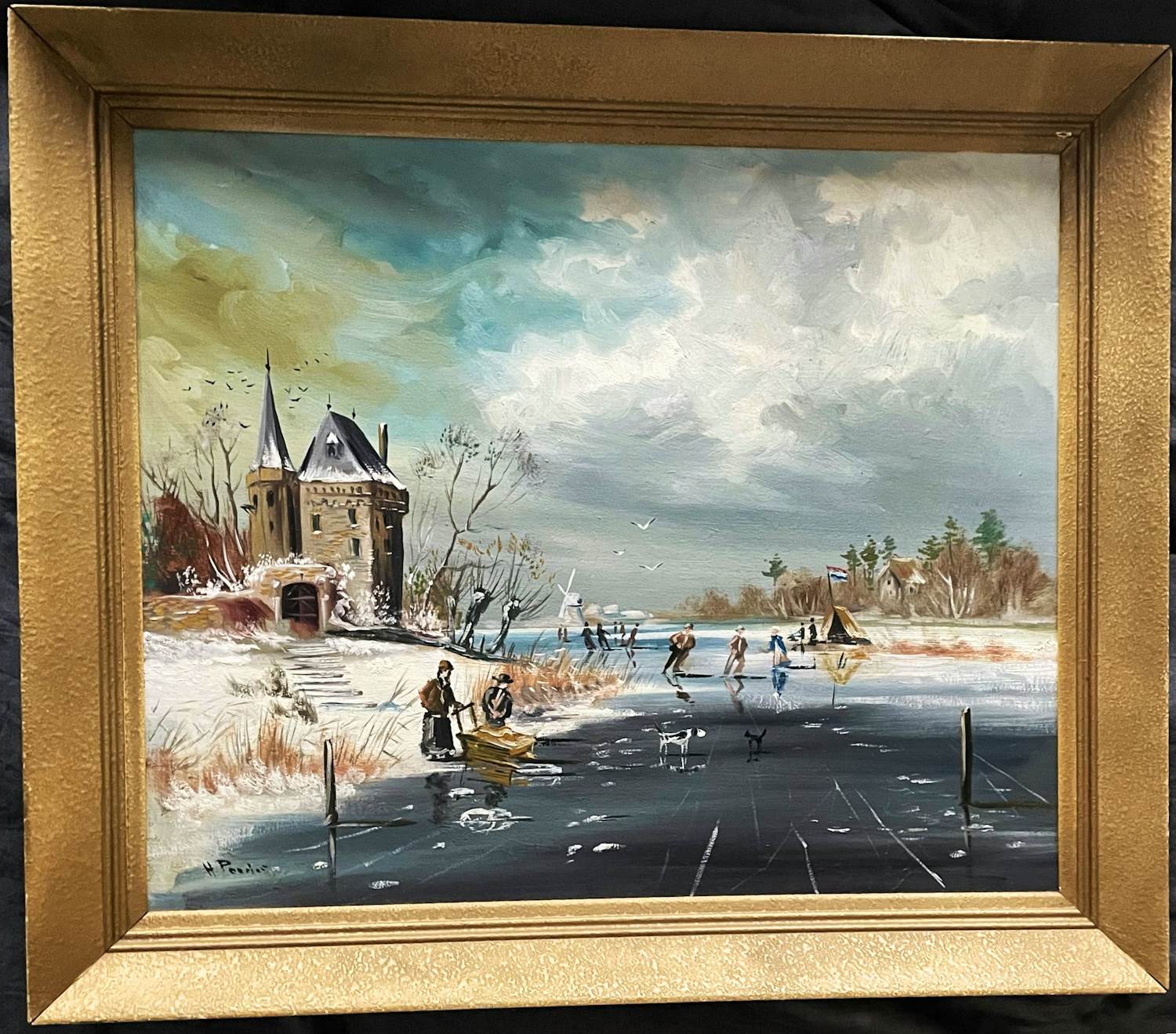 Buy Henk Poeder - Winter in Holland? Bid from 120!
