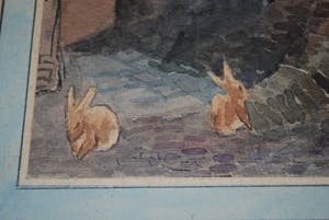 Hein Stork - zeer vroege aquarel (1943!) kopen? Bied vanaf 95!