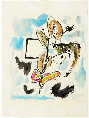 Alphons Freijmuth - Aquarel, Voor Ger ... 50 jaar verkocht voor € 150!