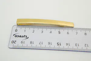 9- Vintage jaren 60 dasclip/speld met geometrische motieven en metalen clip kopen? Bied vanaf 160!