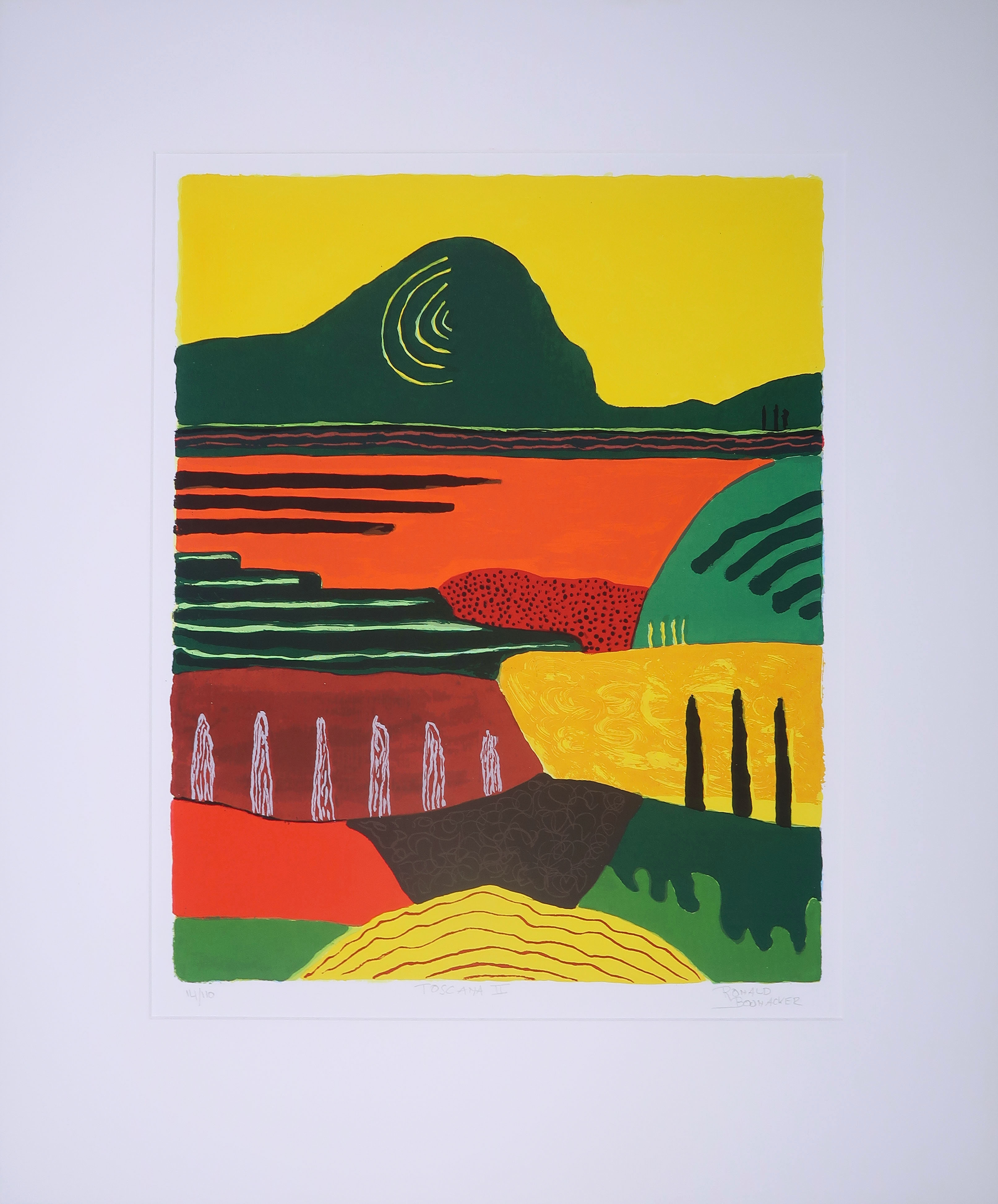 Ronald Boonacker - Zeefdruk, Toscana II  kopen? Bied vanaf 1!