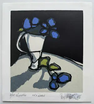 Fon Klement - handgesigneerde zeefdruk | 'Vol d'Oiseau' | 1996 kopen? Bied vanaf 10!