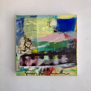 George Heidweiller - Gemende Techniek, Acryl op Doek kopen? Bied vanaf 80!