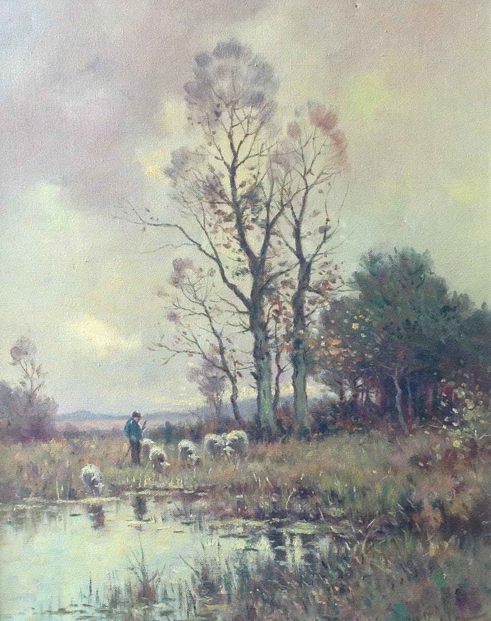 Henk Poeder - Herder met schaapskudde verkocht voor € 60!