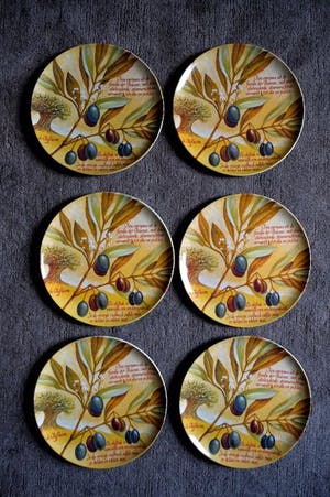 Curiosa - 6 exclusive original design plates Dutch Art - made by René vd Heijden kopen? Bied vanaf 1!