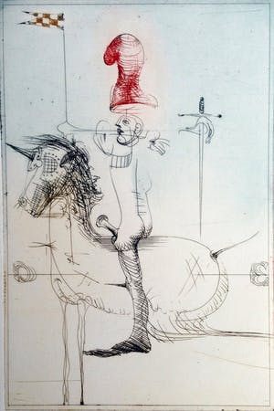 Dan Erceanu - ‘Up to Battle’ - Surrealistische ets - nieuwstaat kopen? Bied vanaf 39!