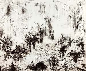 Wilfred Voet - grote ets - zonder titel - 1988 (Kleine oplage) verkocht voor € 50!