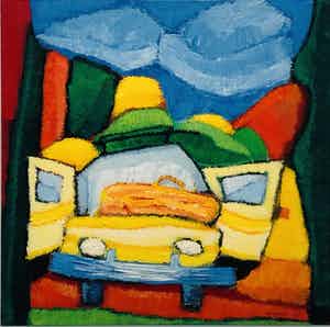 Saskia Bremer - zonder titel maar met lijst! verkocht voor € 135!