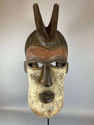 Ibibio - African Ibibio Mask - Nigeria. kopen? Bied vanaf 45!