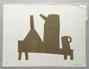 Klaas Gubbels - ‘Super saai stilleven’ - houtdruk op geschept papier - 2017 kopen? Bied vanaf 325!