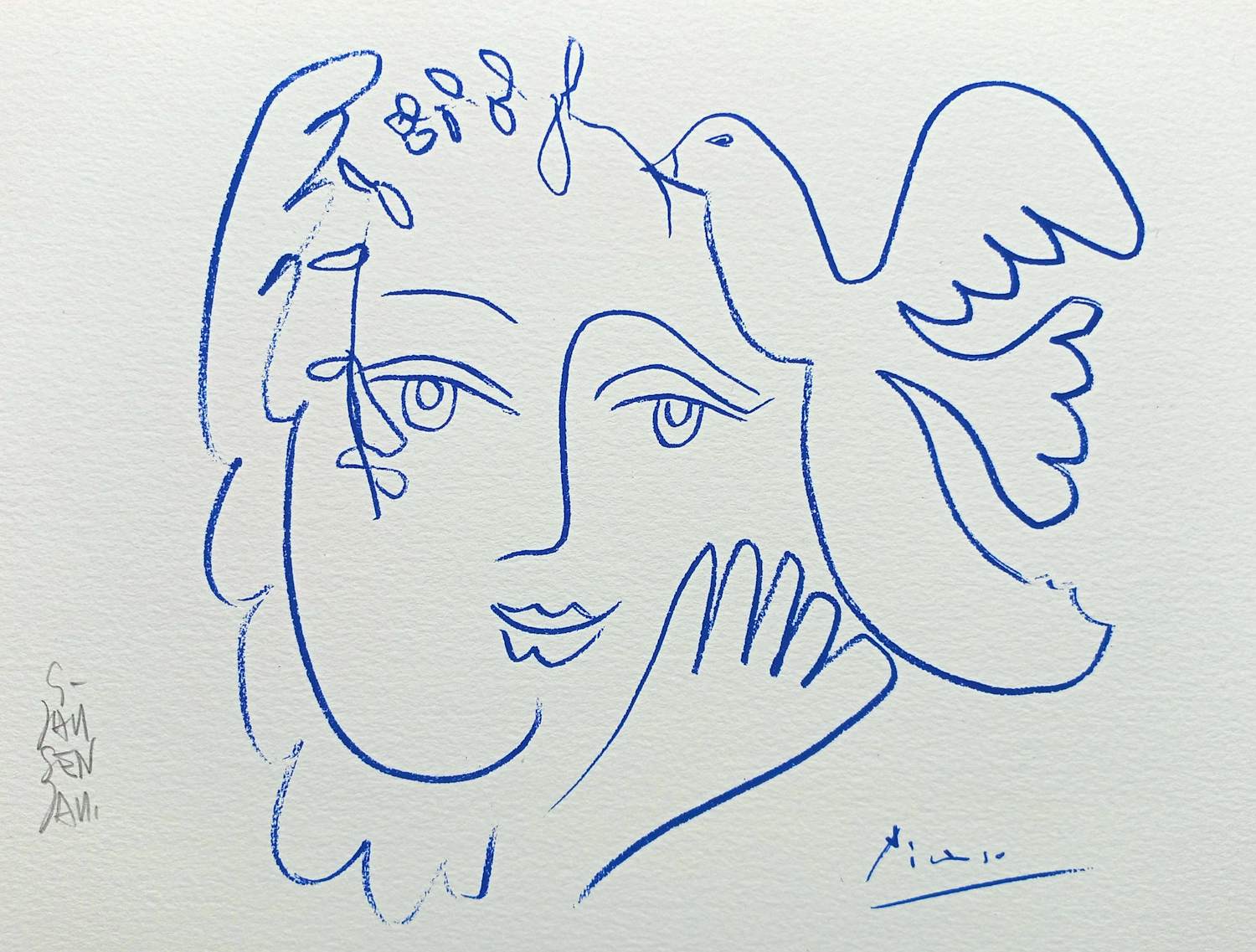 Geert Jan Jansen - Picasso, zeefdruk verkocht voor € 195!