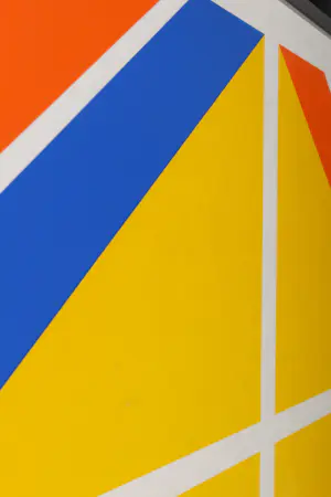 Cyril Lixenberg - Zeefdruk, Geometrische compositie - Ingelijst kopen? Bied vanaf 50!