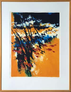 Mattie Schilders - Vormende hand van evolutie | Ingelijst (Groot) verkocht voor € 55!