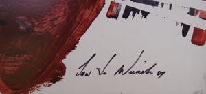 Jan te Wierik - abstract werk kopen? Bied vanaf 350!