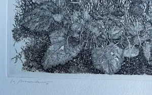 Willem Minderman - landschap met dorpje op achtergrond - jaren '70 kopen? Bied vanaf 45!