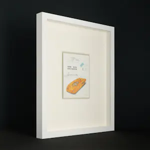 Panamarenko - Signierte Art Card "Thermo Voltaic - Energy Convertor" - Professionell gerahmt kopen? Bied vanaf 485!