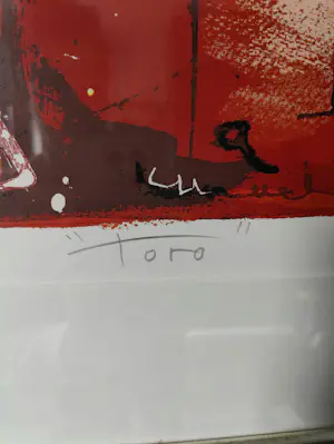 Angeles Nieto - Zeefdruk 'Toro' kopen? Bied vanaf 275!