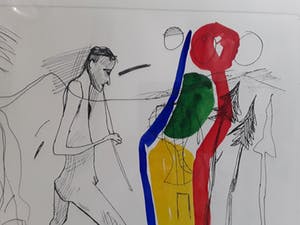 John van 't Slot - Hand ingekleurd,ingel.gesign.20/45 kopen? Bied vanaf 45!