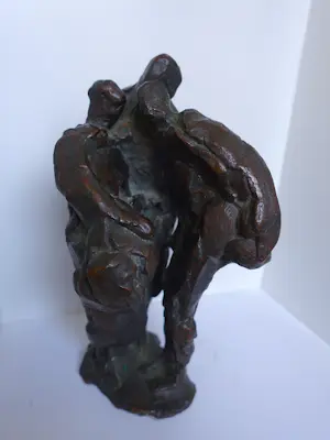 Peter Erftemeijer - "de Ontmoeting" in brons. kopen? Bied vanaf 400!