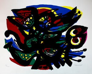 Anton Rooskens - Litho: compositie - 1976 kopen? Bied vanaf 449!