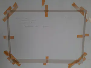 Dirk Breed - 'Tekening III' | Polderlandschap kopen? Bied vanaf 100!