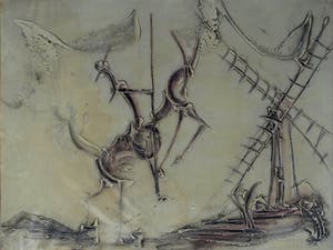 Niet of onleesbaar gesigneerd - Onduidelijke techniek… - “Don Quichot” kopen? Bied vanaf 1!