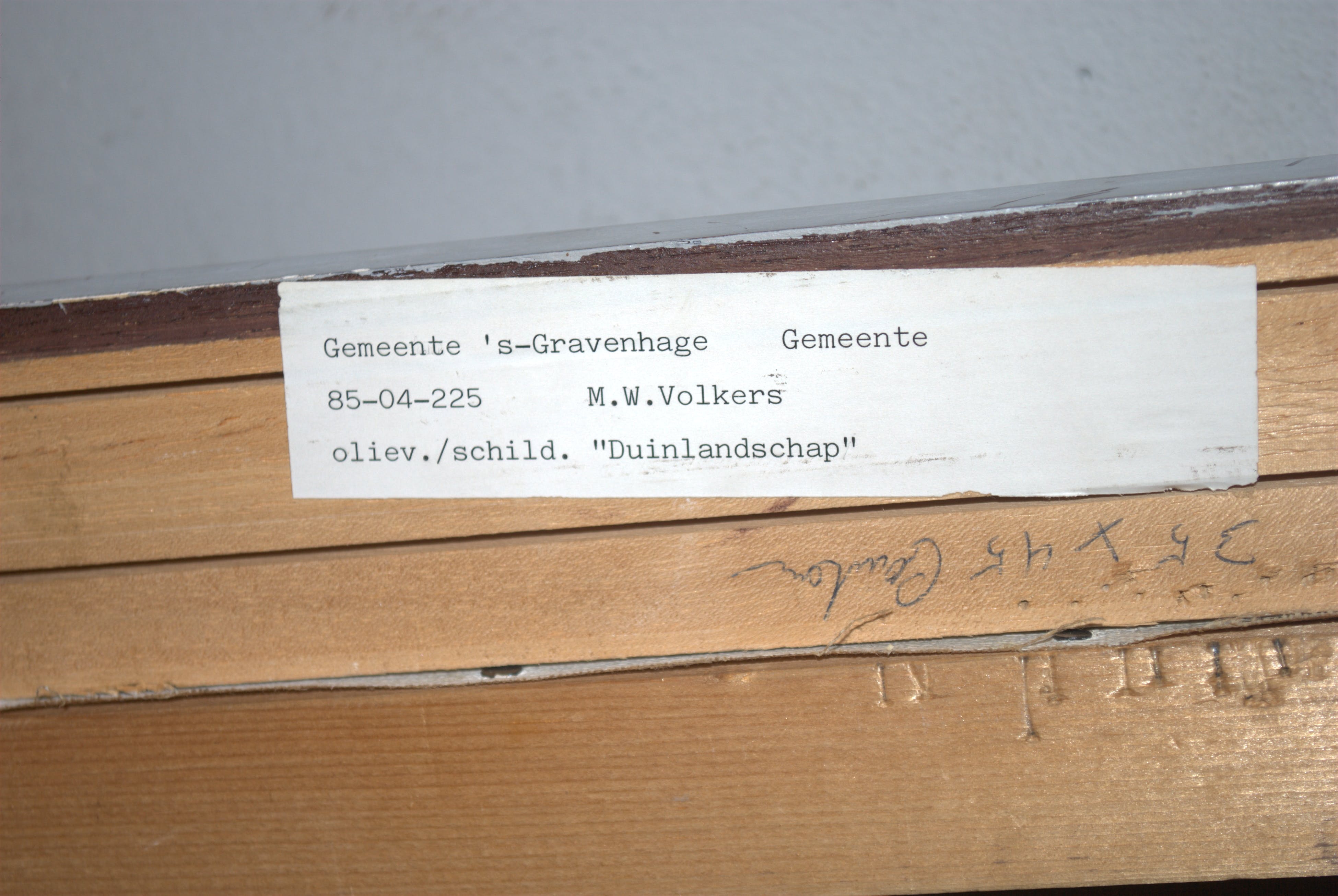 Meinert Volkers - Nieuwe Haagse School - duinlandschap olieverf kopen? Bied vanaf 80!