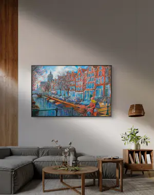 Elva Polyakova - Spring time in Amsterdam kopen? Bied vanaf 350!