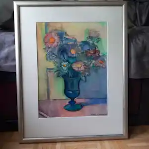 Matthieu Wiegman - Gouache - Bergense School - circa 1930 - boeket - gesigneerd verkauft für € 250!