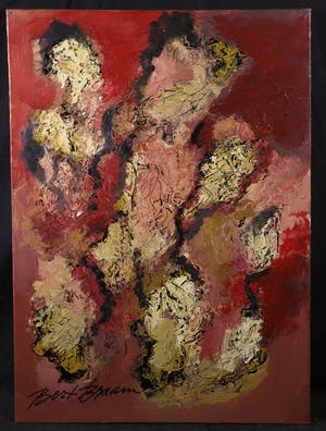 Bert Braam - Acryl op doek, Zonder titel kopen? Bied vanaf 1!