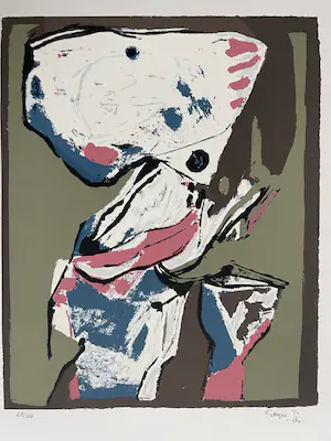 Fred Sieger - Lithographie, Winterstadtbild kopen? Bied vanaf 5!